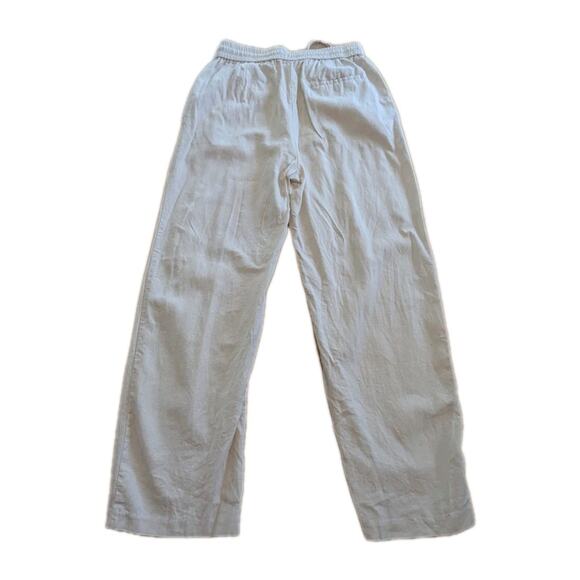 ZARA Women M Linen Viscose Blend Cream Beach Costal - Picture 8 of 8